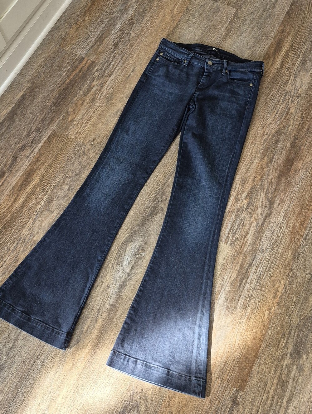 7 For All Mankind Dark Wash Flare Jeans